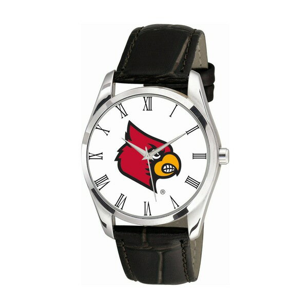ジャーディン レディース 腕時計 アクセサリー Louisville Cardinals Women's Berkeley Leather Watch Black