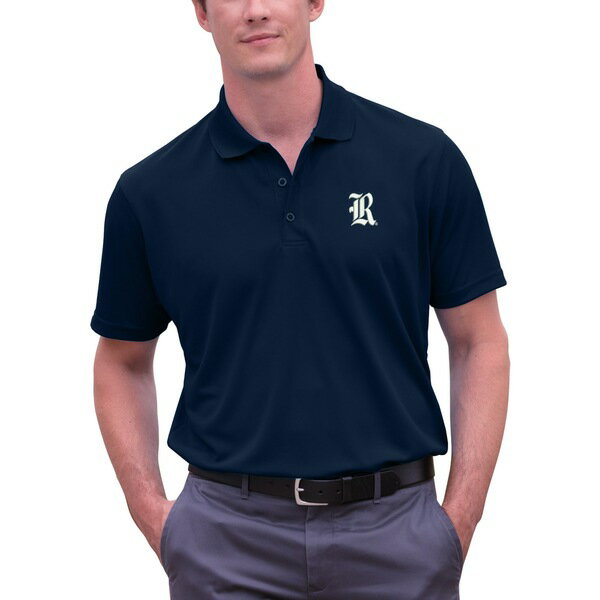 ビンテージアパレル メンズ ポロシャツ トップス Rice Owls Big & Tall Vansport Omega Tech Polo Navy