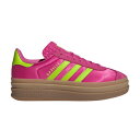 adidas アディダス レディース スニーカー 【Wmns Gazelle Bold 'Lucid Fuchsia Solar Slime Satin'】 サイズ US_5.5(22.5cm) Pink(4)