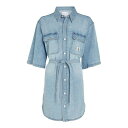 カルバンクライン レディース ワンピース トップス UTILITY BELTED SHIRT DRESS