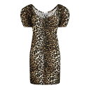 ガニー レディース ワンピース トップス Leopard Dress