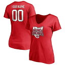 t@ieBNX fB[X TVc gbvX Cincinnati Reds Fanatics Branded Women's Hometown Legend Personalized Name & Number VNeck TShirt Red