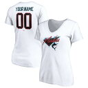 t@ieBNX fB[X TVc gbvX Miami Marlins Fanatics Branded Women's Hometown Legend Personalized Name & Number VNeck TShirt White