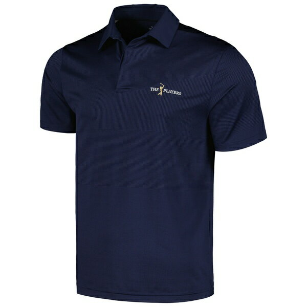 A_[A[}[ Y |Vc gbvX THE PLAYERS Under Armour Tour Tips Jacquard Polo Navy