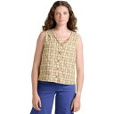 ドード アンドコー レディース カットソー トップス Manzana Button Front Tank - Women's Barley Strawberry