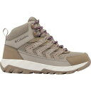 コロンビア レディース ハイキング スポーツ Strata Trail Mid WP Shoe - Women's Kettle/Blush Rose