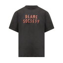 フォーティーフォー レーベル グループ メンズ Tシャツ トップス Blame Society T-shirt Black