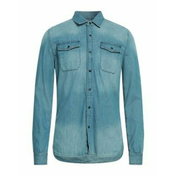 【送料無料】 アティピコ メンズ シャツ トップス Denim shirts Blue