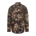 【送料無料】 エムエスジイエム メンズ シャツ トップス Shirts Brown(4)