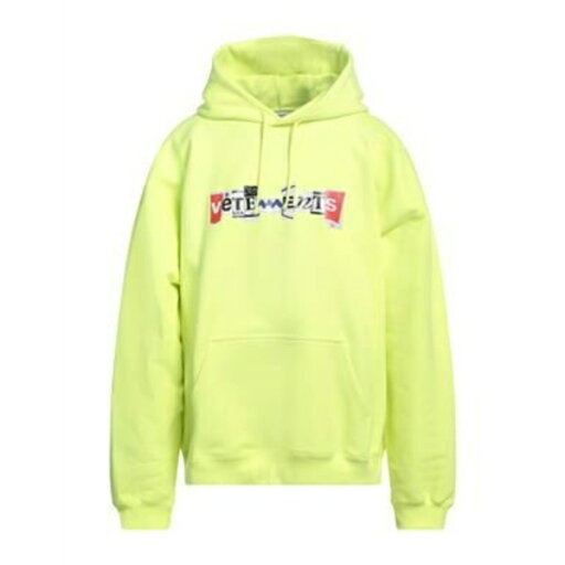 【送料無料】 ヴェトモン メンズ パーカー・スウェットシャツ アウター Sweatshirts Yellow 【送料無料】 ヴェトモン メンズ パーカー・スウェットシャツ アウター Sweatshirts Yellow