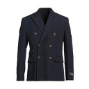 【送料無料】 ヴェルサーチ メンズ ジャケット&ブルゾン アウター Blazers Blue
