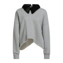 【送料無料】 ヌメロ ヴェントゥーノ レディース パーカー・スウェットシャツ アウター Sweatshirts Grey