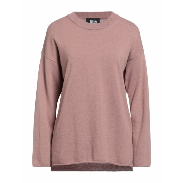 【送料無料】 アルファス テューディオ レディース ニット&セーター アウター Sweaters Brown