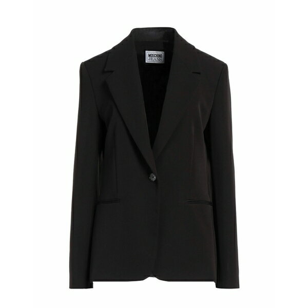 【送料無料】 モスキーノ レディース ジャケット＆ブルゾン アウター Blazers Black