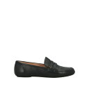【送料無料】 ジャンヴィト ロッシ レディース スリッポン・ローファー シューズ Loafers Black