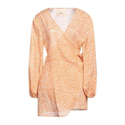 【送料無料】 マネブ レディース ワンピース トップス Mini dresses Orange 【送料無料】 マネブ レディース ワンピース トップス Mini dresses Orange