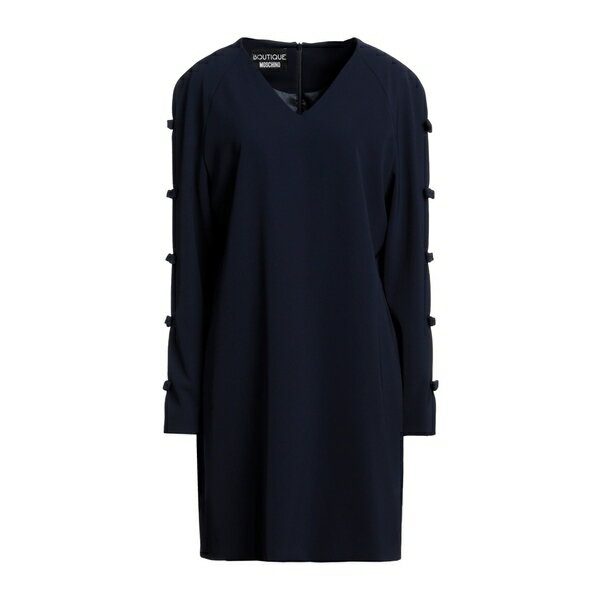 【送料無料】 モスキーノ レディース ワンピース トップス Mini dresses Blue