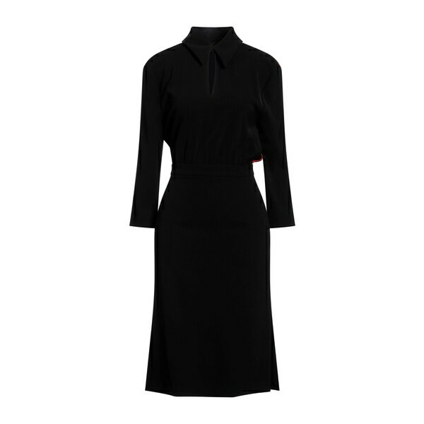 【送料無料】 モスキーノ レディース ワンピース トップス Midi dresses Black