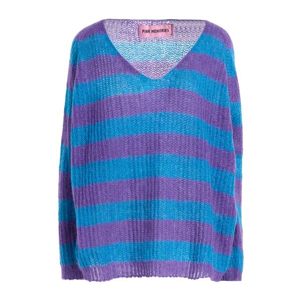 【送料無料】 ピンク メモリーズ レディース ニット&セーター アウター Sweaters Purple