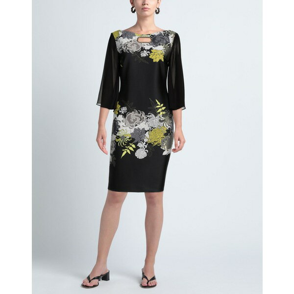 【送料無料】 ジョセフリブコフ レディース ワンピース トップス Midi dresses Black