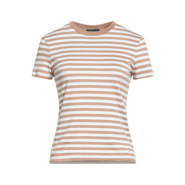 【送料無料】 セオリー レディース Tシャツ トップス T-shirts Beigeのサムネイル