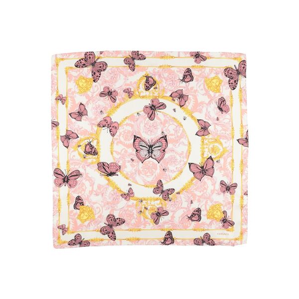 【送料無料】 ヴェルサーチ レディース マフラー・ストール・スカーフ アクセサリー Scarves White