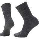 スマートウール レディース 靴下 アンダーウェア Smartwool Women's Everyday Cable Zero Cushion Crew Socks Medium Gray