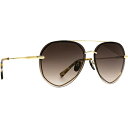 fBt Y TOXEACEFA ANZT[ DIFF Lenox Sunglasses Gold/Sea Tortoise/Brown gradient