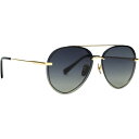 fBt Y TOXEACEFA ANZT[ DIFF Lenox Sunglasses Gold/Black/Grey Polarized