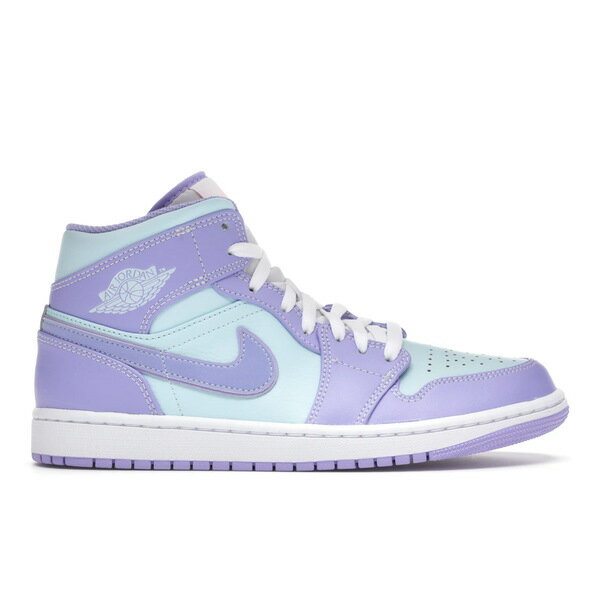 Jordan ジョーダン メンズ スニーカー 【Jordan 1 Mid Purple Aqua】 サイズ US_M_18 Purple/Aqua-White