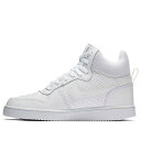 Nike ナイキ レディース スニーカー White/White-White 【(WMNS) Nike Court BOROUGH MID 'White' 844906-110】 サイズ US_W_10(4)