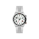 RrA Y rv ANZT[ Men's Outbacker Silver-Tone Stainless Steel Bracelet Watch 42mm Silver