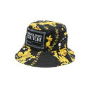 xT[` Y Xq ANZT[ Printed Chain Bucket Hat Black Gold