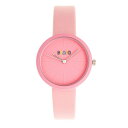 N Y rv ANZT[ Unisex Blade Pink Leatherette Strap Watch 37mm Pink