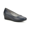 NtoCzCg}Ee fB[X pvX V[Y Women's Boldness Ballet Wedge Style Shoe Navy, Smooth- Polyurethane