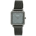 {u}bL Y rv ANZT[ Unisex Quartz Black Alloy Watch 28mm Black