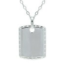 Wj xj[j fB[X lbNXE`[J[Ey_ggbv ANZT[ Dog Tag Pendant Necklace, 16