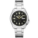 ZCR[ Y rv ANZT[ Men's Automatic 5 Sports Stainless Steel Bracelet Watch 40mm Black