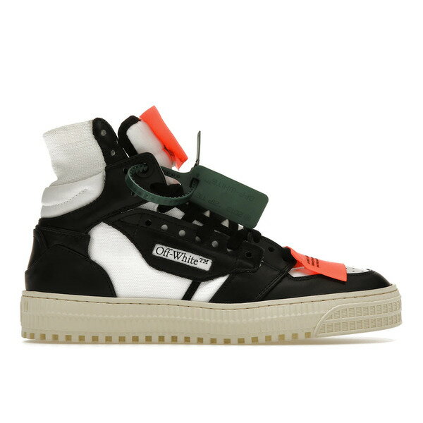 OFF-WHITE オフホワイト メンズ スニーカー 【OFF-WHITE Off Court 3.0 Leather Canvas Black White】 ...
