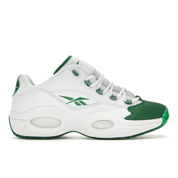 Reebok リーボック メンズ スニーカー 【Reebok Question Low Green Toe】 サイズ US_12(30.0cm) White/Green
