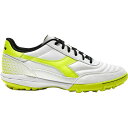 x メンズ サッカー スポーツ Diadora Calcetto GR LT Turf Soccer Cleats White/Yellow