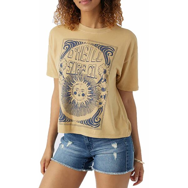 Ij[ fB[X Vc gbvX O'Neill Women's Del Sol T-Shirt Khaki