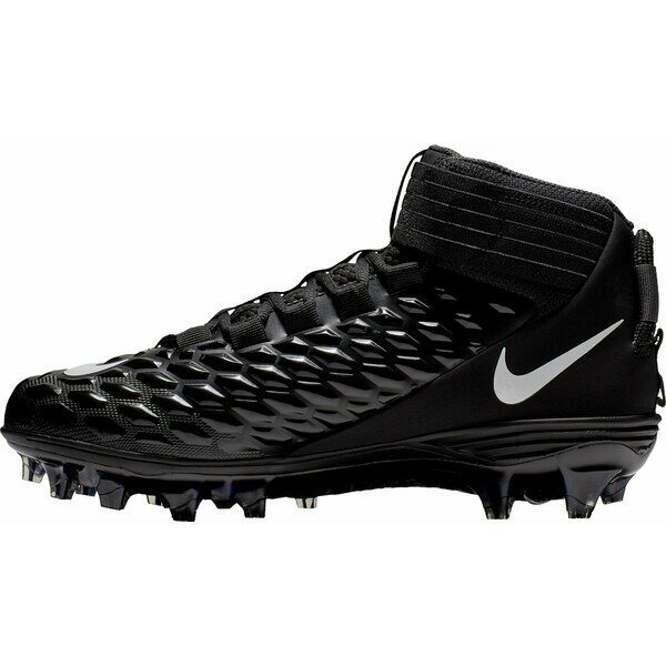 ナイキ メンズ サッカー スポーツ Nike Men's Force Savage Pro 2 Mid Football Cleats Black/White 3