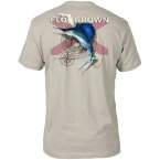 フローグロウン メンズ シャツ トップス FloGrown Men's Sailfish Flo Seal T-Shirt Sand