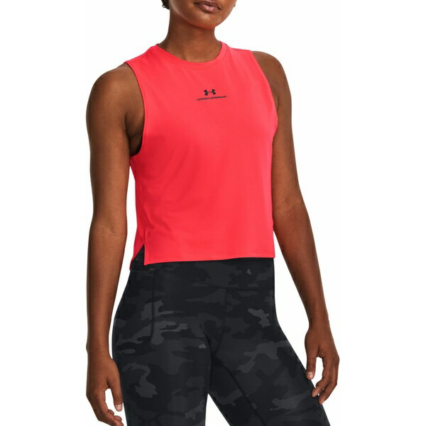 A_[A[}[ fB[X Vc gbvX Under Armour Women's RUSH Energy Cropped Tank Top Beta
