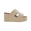 ミア レディース サンダル シューズ Women's Reta Platform Wedge Sandals Sand