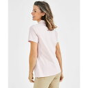 X^CAhR[ fB[X Jbg\[ gbvX Women's Short-Sleeve Cotton Polo Shirt, Created for Macy's Lotus Pink