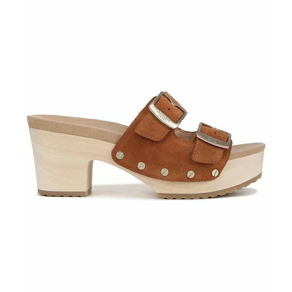 ドクター・ショール レディース サンダル シューズ Women's Original-Vibe Slide Sandals Honey Brown Suede