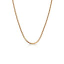 GeBJ fB[X lbNXE`[J[Ey_ggbv ANZT[ Classic 18k Gold Plated Snake Chain Necklace Gold
