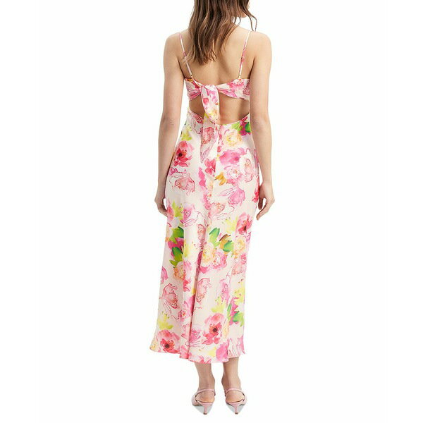 Сɥå ǥ ԡ ȥåץ Women's Malinda Floral-Print Sleeveless Slip Dress Water Floral